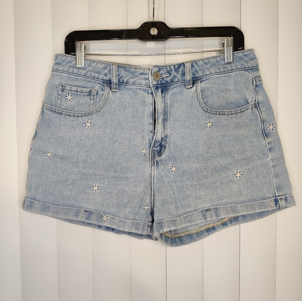 PacSun Blue Denim Mom Shorts